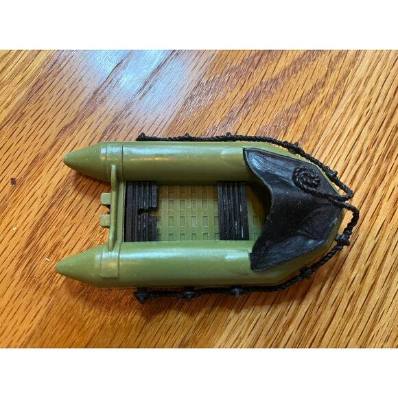Set of 5 vintage die cast and plastic Army vehicles helicopter tank truck boat - Picture 2 of 8
